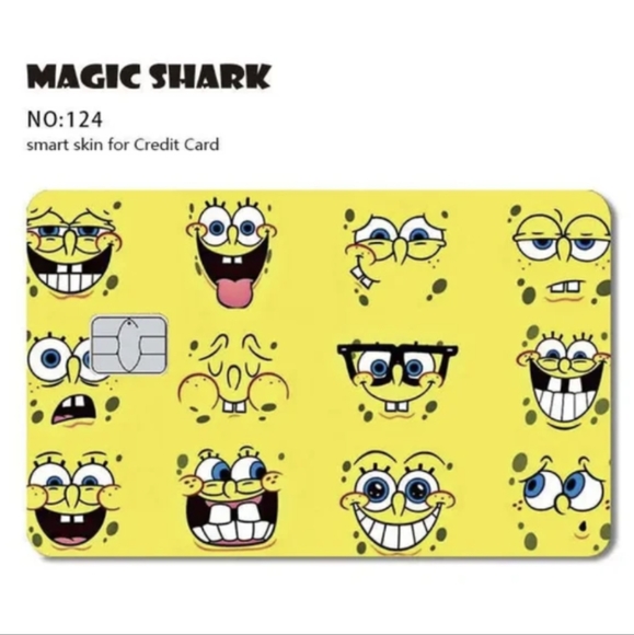 🆕 SpongeBob SquarePants Credit Card Skin - Picture 1 of 3